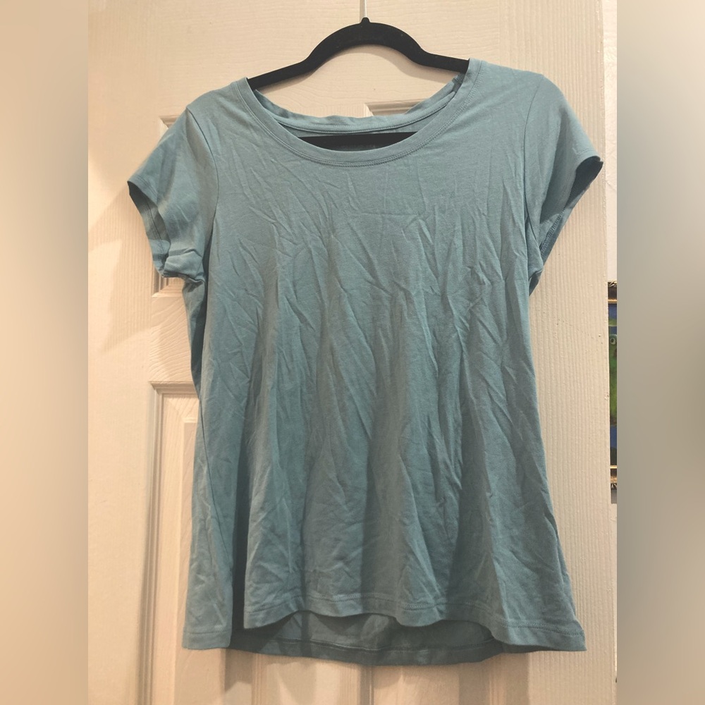 Tahari Essential T-Shirt - Light Blue